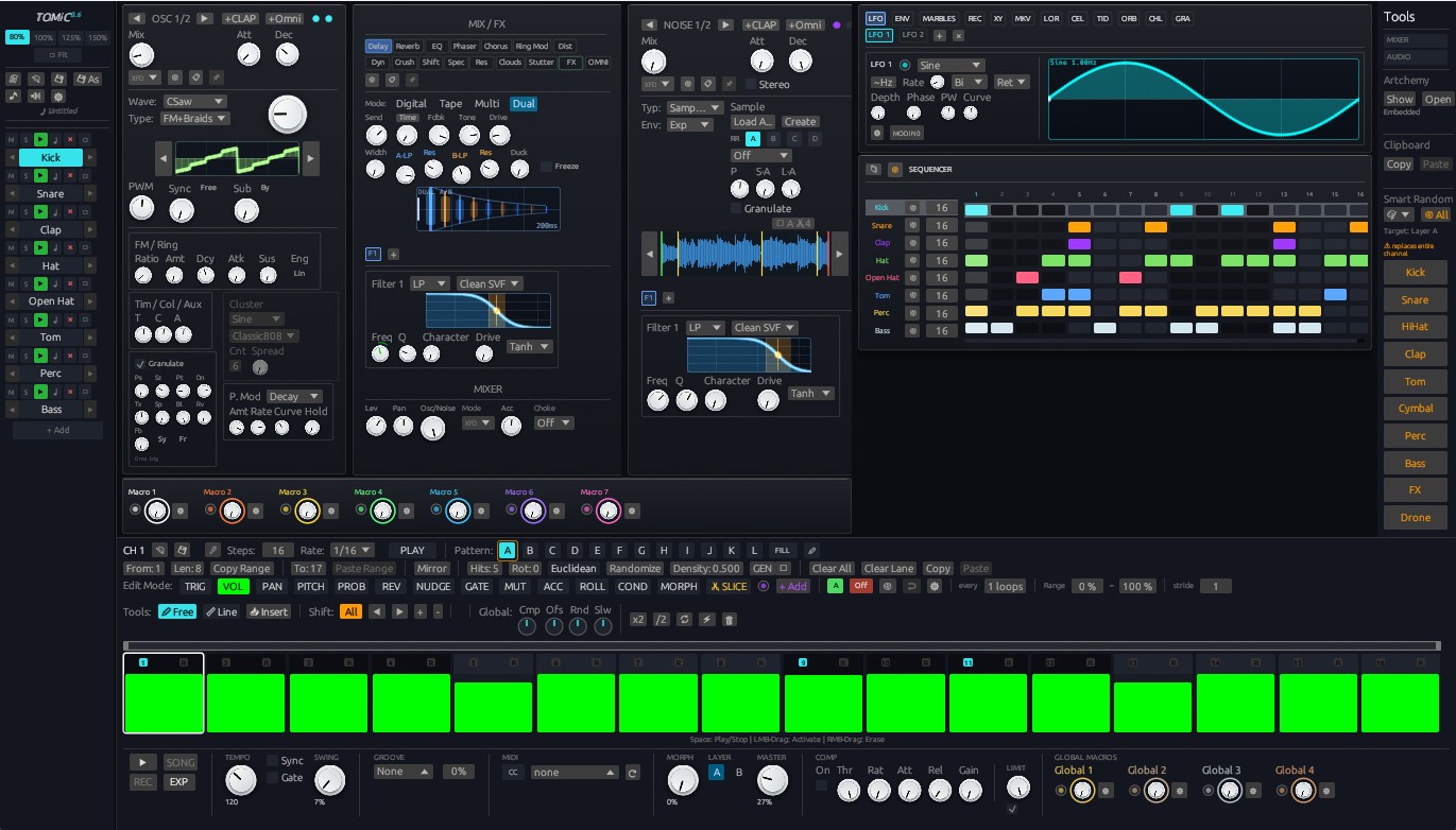 TOMiC Groovebox v0.6
