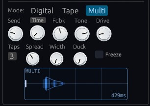 Multi-tap delay
